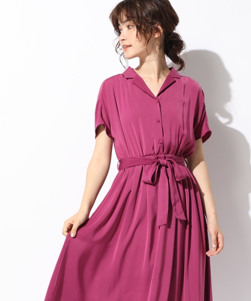 Honeys ハニーズ の 開襟ワンピース ワンピース Wear