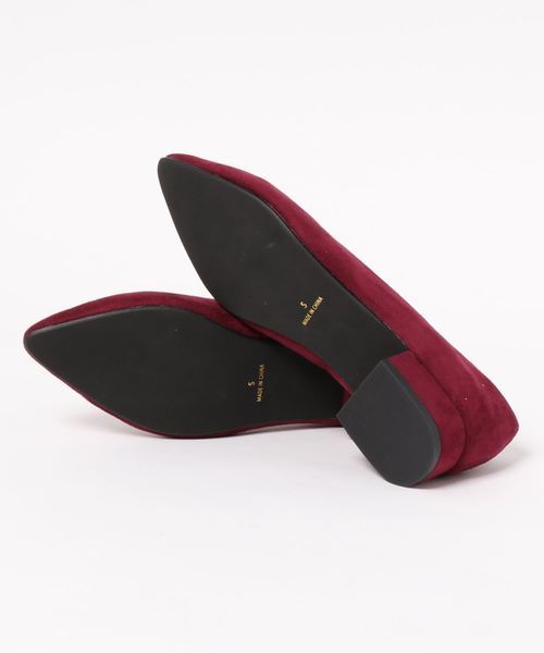 KOBE LETTUCE（コウベレタス）の「Vカットちびチャンキーヒールパンプス（パンプス・レディース・グレイッシュベージュ/パイソン/ワイン/その他/マスタード/ブラック・M/L/LL/S）」の7枚目の写真