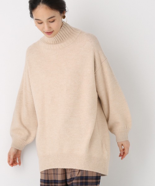 GLOBAL WORK(グローバルワーク)の「マシュマロタッチチュニックプルオーバー/854914(ニット/セーター・レディース・ブラウン/ライトグレー/ブラック/ホワイト/ベージュ/グリーン系その他6・MEDIUM/LARGE)」の20枚目の写真