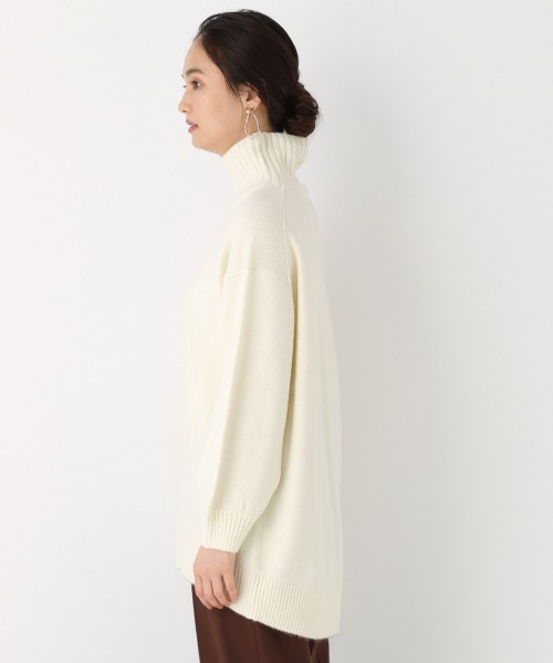 GLOBAL WORK(グローバルワーク)の「マシュマロタッチチュニックプルオーバー/854914(ニット/セーター・レディース・ブラウン/ライトグレー/ブラック/ホワイト/ベージュ/グリーン系その他6・MEDIUM/LARGE)」の18枚目の写真