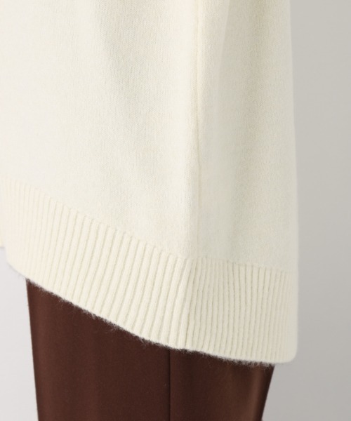 GLOBAL WORK(グローバルワーク)の「マシュマロタッチチュニックプルオーバー/854914(ニット/セーター・レディース・ブラウン/ライトグレー/ブラック/ホワイト/ベージュ/グリーン系その他6・MEDIUM/LARGE)」の12枚目の写真