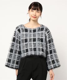 EGOIST | シャギーチェックニットＴＯＰ(ニット/セーター)
