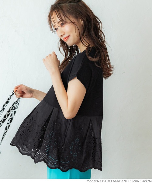 gomme　切り替えTシャツ CAMBIO tシャツ mt8754- 袖切り替えポンチカットソー メンズ