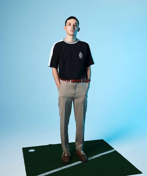 EMMA CLOTHES(エマクローズ)の「ポンチローマ オーバーサイズ 切り替え Footballロゴカットソー 1/2 sleeve (EMMA CLOTHES)(Tシャツ/カットソー・メンズ・ホワイト/ブラック/パープル/グリーン/グレー系その他2・M/L)」の15枚目の写真