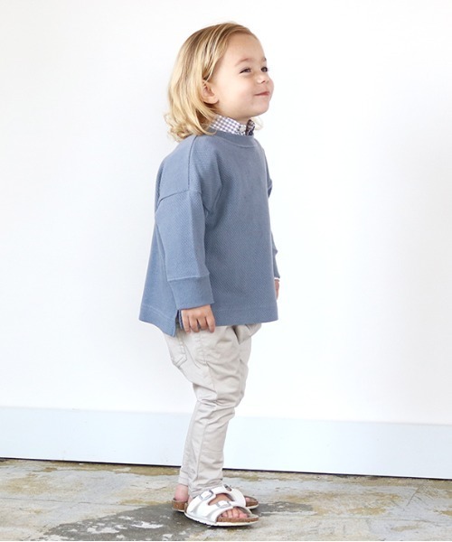 quoti use fith（クゥオティ　ユース　フィス）の「ストレッチツイルスリムロングパンツ（その他パンツ・キッズ・ブラック/グレー/カーキ/ベージュ・100/90/130/120/110/80）」の14枚目の写真