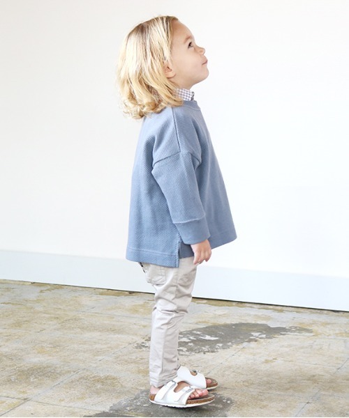 quoti use fith（クゥオティ　ユース　フィス）の「ストレッチツイルスリムロングパンツ（その他パンツ・キッズ・ブラック/グレー/カーキ/ベージュ・100/90/130/120/110/80）」の13枚目の写真