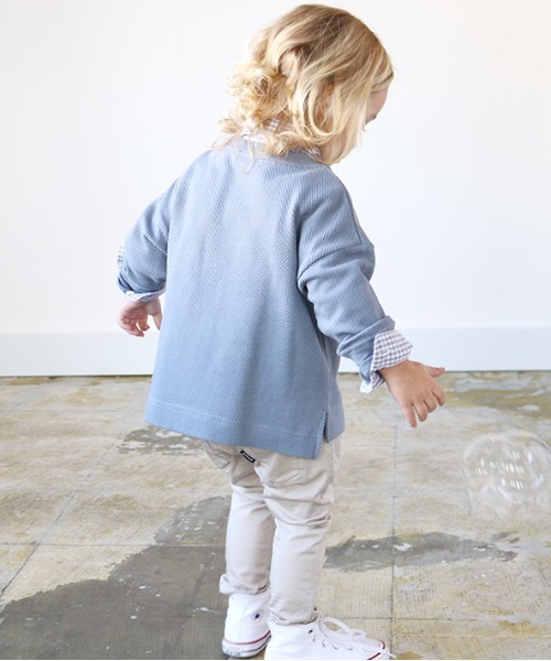 quoti use fith（クゥオティ　ユース　フィス）の「ストレッチツイルスリムロングパンツ（その他パンツ・キッズ・ブラック/グレー/カーキ/ベージュ・100/90/130/120/110/80）」の11枚目の写真