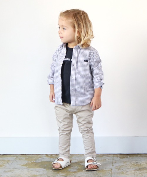 quoti use fith（クゥオティ　ユース　フィス）の「ストレッチツイルスリムロングパンツ（その他パンツ・キッズ・ブラック/グレー/カーキ/ベージュ・100/90/130/120/110/80）」の10枚目の写真