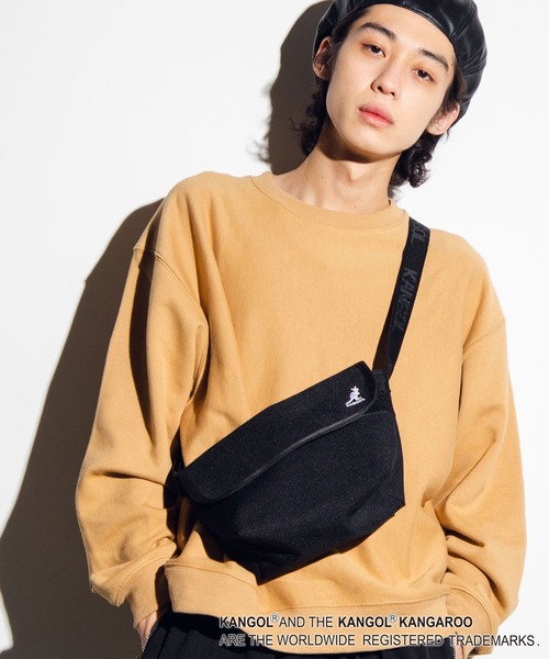 KANGOL（カンゴール）の「∴WEGO/KANGOL別注ロゴメッセンジャーバッグ（ショルダーバッグ・メンズ・その他1/その他2・FREE）」の5枚目の写真