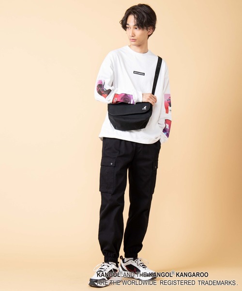 KANGOL（カンゴール）の「∴WEGO/KANGOL別注ロゴメッセンジャーバッグ（ショルダーバッグ・メンズ・その他1/その他2・FREE）」の9枚目の写真