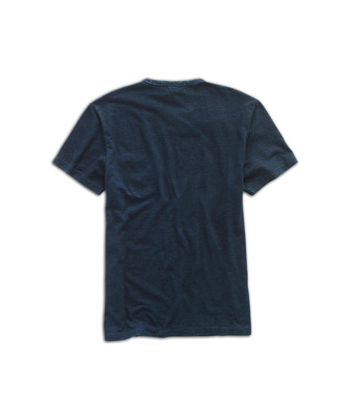 RRL(ダブル アール エル)の「インディゴ コットン クルーネック Tシャツ(Tシャツ/カットソー・メンズ・ブルー・MEDIUM/SMALL/X-SMALL)」の2枚目の写真