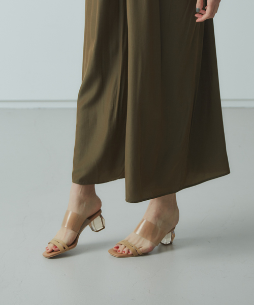 PICHE ABAHOUSE（ピシェ アバハウス）の「クリアヒールサンダル（サンダル・レディース・ブラック/ベージュ/その他・35/36/37/38/39）」の17枚目の写真