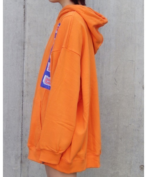 VIBGYOR Women（ヴィブジョー　ウィメン）の「【Re:one】90s STDED ORANGE HOODIE(MA)（パーカー・レディース・ブラック/グレー/オレンジ・FREE）」の20枚目の写真