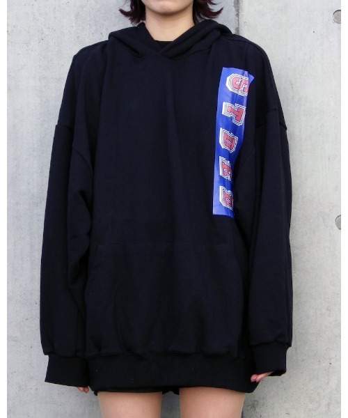 VIBGYOR Women（ヴィブジョー　ウィメン）の「【Re:one】90s STDED ORANGE HOODIE(MA)（パーカー・レディース・ブラック/グレー/オレンジ・FREE）」の12枚目の写真