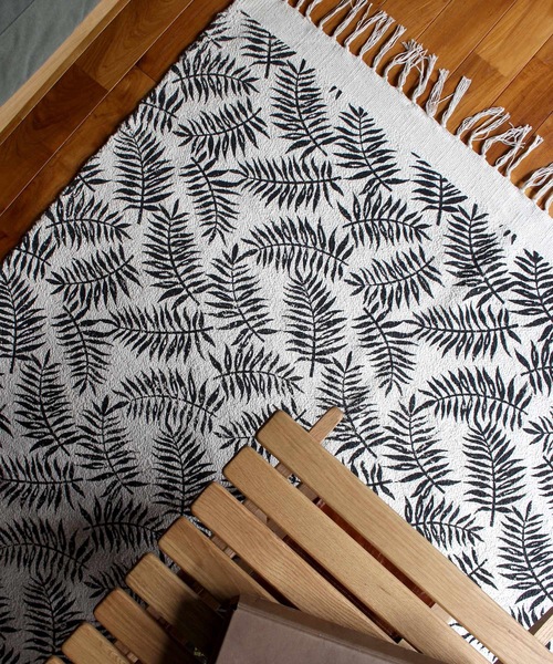 セール】roll tufted rug 2117 black LEAF / ラグ(ラグ/マット セール】roll tufted rug 2117 black LEAF / ラグ(ラグ/マット