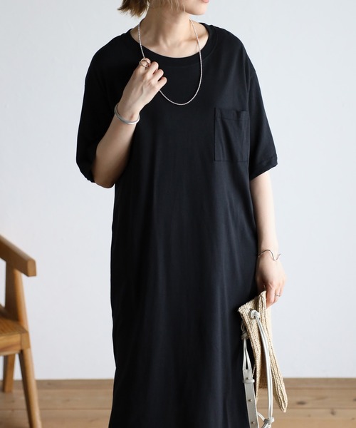 Fizz(フィズ)の「【Fizz/フィズ】 ポケット付きビッグチュニック(チュニック・レディース・ブラック/カーキ/グレイッシュベージュ/アイボリー/マスタード/パープル/ベージュ/モカ/ブルー・M)」の21枚目の写真