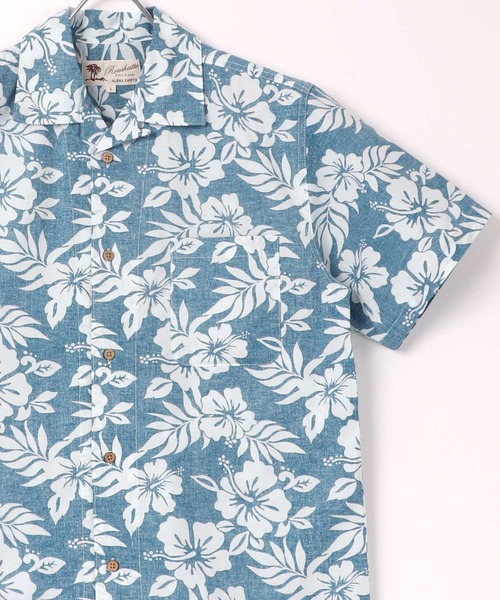 Lazar（ラザル）の「コットン 総柄 オープンカラーシャツ/アロハシャツ（シャツ/ブラウス・メンズ・ホワイト系その他/ブルー系その他/レッド系その他/ホワイト系その他2/ホワイト系その他3/ホワイト系その他4/ホワイト系その他5/ホワイト系その他6/ベージュ系その他2/ブルー系その他2/ブルー系その他4/レッド系その他2/ベージュ系その他/グリーン系その他/ホワイト×ブラック/ピンク系その他/ブルー系その他3/ホワイト系その他7/ホワイト×グレー/ブラック系その他2/ブラック系その他・LL/S/M/L）」の14枚目の写真