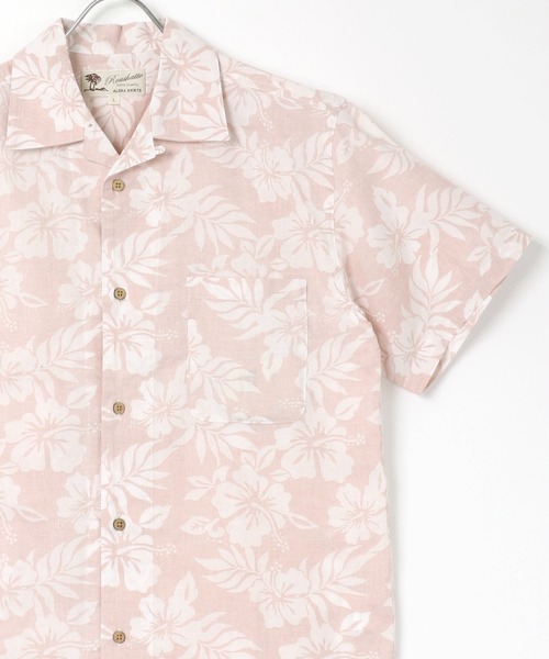 Lazar（ラザル）の「コットン 総柄 オープンカラーシャツ/アロハシャツ（シャツ/ブラウス・メンズ・ホワイト系その他/ブルー系その他/レッド系その他/ホワイト系その他2/ホワイト系その他3/ホワイト系その他4/ホワイト系その他5/ホワイト系その他6/ベージュ系その他2/ブルー系その他2/ブルー系その他4/レッド系その他2/ベージュ系その他/グリーン系その他/ホワイト×ブラック/ピンク系その他/ブルー系その他3/ホワイト系その他7/ホワイト×グレー/ブラック系その他2/ブラック系その他・LL/S/M/L）」の19枚目の写真