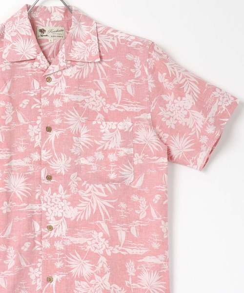 Lazar（ラザル）の「コットン 総柄 オープンカラーシャツ/アロハシャツ（シャツ/ブラウス・メンズ・ホワイト系その他/ブルー系その他/レッド系その他/ホワイト系その他2/ホワイト系その他3/ホワイト系その他4/ホワイト系その他5/ホワイト系その他6/ベージュ系その他2/ブルー系その他2/ブルー系その他4/レッド系その他2/ベージュ系その他/グリーン系その他/ホワイト×ブラック/ピンク系その他/ブルー系その他3/ホワイト系その他7/ホワイト×グレー/ブラック系その他2/ブラック系その他・LL/S/M/L）」の20枚目の写真