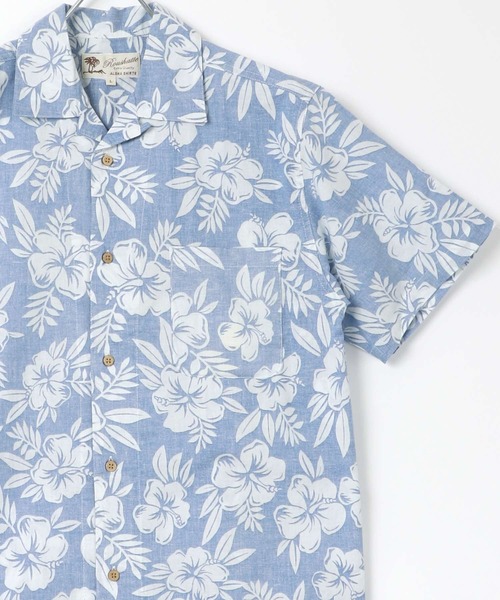 Lazar（ラザル）の「コットン 総柄 オープンカラーシャツ/アロハシャツ（シャツ/ブラウス・メンズ・ホワイト系その他/ブルー系その他/レッド系その他/ホワイト系その他2/ホワイト系その他3/ホワイト系その他4/ホワイト系その他5/ホワイト系その他6/ベージュ系その他2/ブルー系その他2/ブルー系その他4/レッド系その他2/ベージュ系その他/グリーン系その他/ホワイト×ブラック/ピンク系その他/ブルー系その他3/ホワイト系その他7/ホワイト×グレー/ブラック系その他2/ブラック系その他・LL/S/M/L）」の16枚目の写真