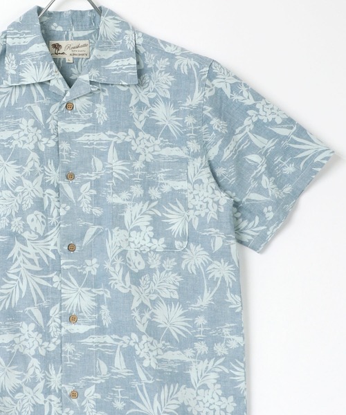 Lazar（ラザル）の「コットン 総柄 オープンカラーシャツ/アロハシャツ（シャツ/ブラウス・メンズ・ホワイト系その他/ブルー系その他/レッド系その他/ホワイト系その他2/ホワイト系その他3/ホワイト系その他4/ホワイト系その他5/ホワイト系その他6/ベージュ系その他2/ブルー系その他2/ブルー系その他4/レッド系その他2/ベージュ系その他/グリーン系その他/ホワイト×ブラック/ピンク系その他/ブルー系その他3/ホワイト系その他7/ホワイト×グレー/ブラック系その他2/ブラック系その他・LL/S/M/L）」の18枚目の写真