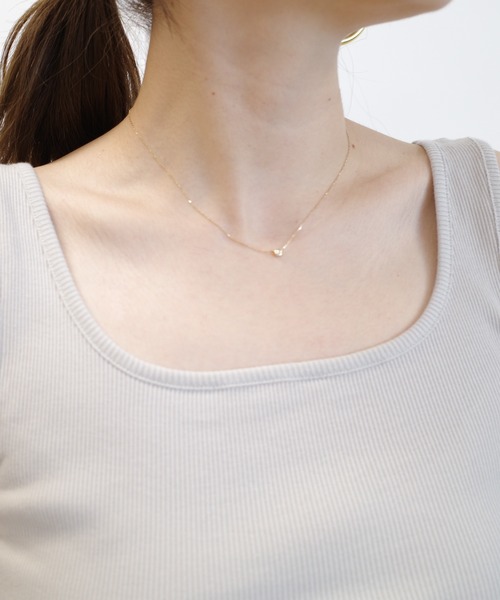 DouDou（ドゥドゥ）の「スクエアタンク（タンクトップ・レディース・オフホワイト/ブラック/ブラウン/グレー・FREE）」の18枚目の写真