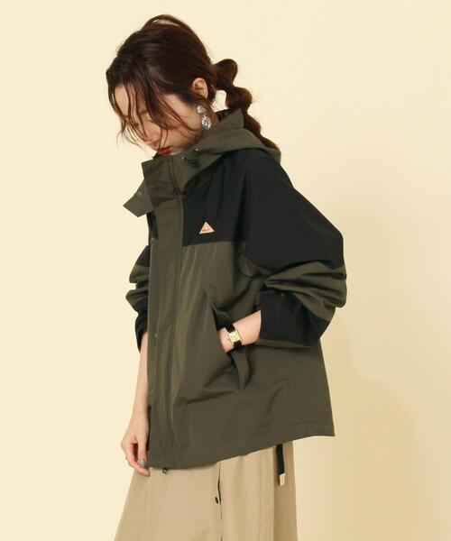 coen(コーエン)の「【WEB限定カラー】KELTY(ケルティ)別注ストームジャケット#(マウンテンパーカー・レディース・オリーブ/ダークグレー/ベージュ・FREE)」の22枚目の写真