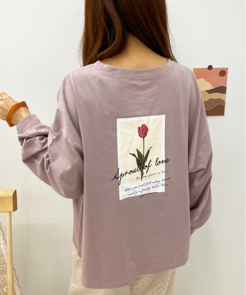 apres jour（アプレジュール）の「アソート袖ボリュームロンT【ZOZOTOWN限定アイテム】（Tシャツ/カットソー・レディース・ブラック/ライトブラウン/ブラック系その他2/ラベンダー/ホワイト系その他4/モカ/ライトホワイト/ブラウン系その他/ダークブラウン/アイボリー/ホワイト系その他5/ホワイト系その他2/ホワイト系その他3/ホワイト/その他/チャコールグレー/オフホワイト/ホワイト系その他・フリー）」の17枚目の写真