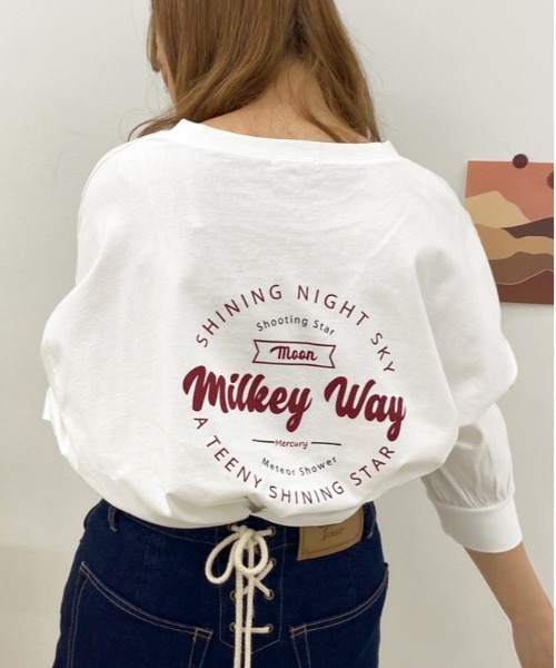 apres jour（アプレジュール）の「アソート袖ボリュームロンT【ZOZOTOWN限定アイテム】（Tシャツ/カットソー・レディース・ブラック/ライトブラウン/ブラック系その他2/ラベンダー/ホワイト系その他4/モカ/ライトホワイト/ブラウン系その他/ダークブラウン/アイボリー/ホワイト系その他5/ホワイト系その他2/ホワイト系その他3/ホワイト/その他/チャコールグレー/オフホワイト/ホワイト系その他・フリー）」の9枚目の写真