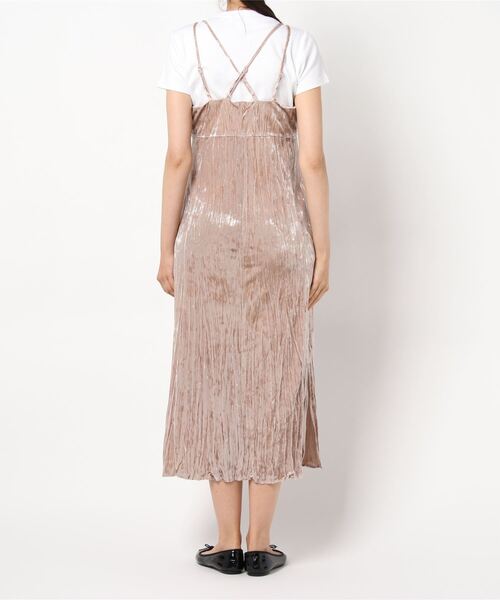 Heather（ヘザー）の「クラッシュベロアキャミワンピース 898015（ワンピース・レディース・ベージュ系その他/グレー系その他/ブルー・FREE）」の17枚目の写真