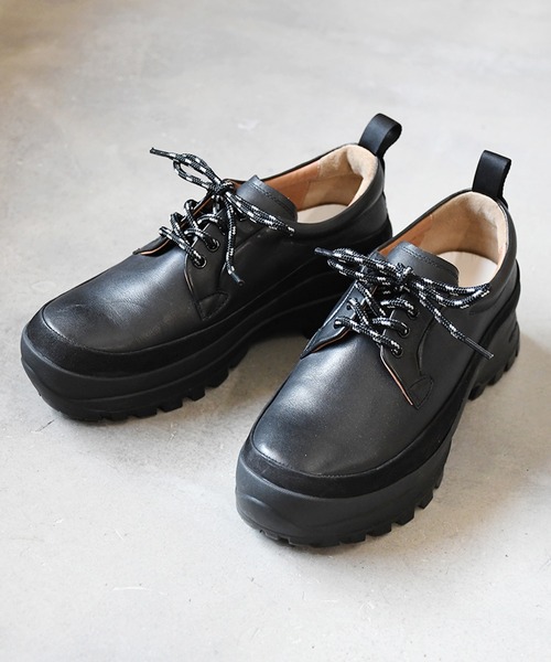 EARLE シュースニーカーブルッチャーブーツ　VIBRAMSOLE EARLE（アール）の「EARLE アール / Shoe sneaker blucher L2