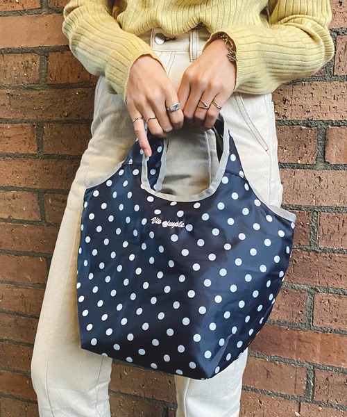 保冷保温コンパクトエコバッグ ランチバッグ エコバッグ エコバッグ サブバッグ Fashion Letter ファッションレター のファッション通販 Zozotown