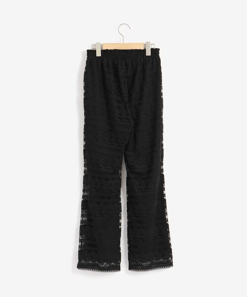MAJESTIC LEGON（マジェスティックレゴン）の「スフレレースパンツ（その他パンツ・レディース・アイボリー/ブラック・MEDIUM）」の8枚目の写真
