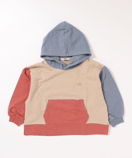 MPS（エムピーエス）の「【MPS】フーディースウェット（パーカー・キッズ・ベージュ/ライトベージュ・120/130/105/140/155）」の2枚目の写真