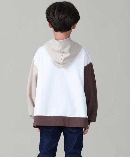 MPS（エムピーエス）の「【MPS】フーディースウェット（パーカー・キッズ・ベージュ/ライトベージュ・120/130/105/140/155）」の7枚目の写真