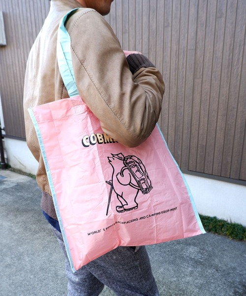 COBMASTER（コブマスター）の「COB MASTER　EXTRASMALL PACKABLE SHOPPING TOT（エコバッグ/サブバッグ・レディース・イエロー/オレンジ/ピンク/ミント/ブルー・FREE）」の4枚目の写真