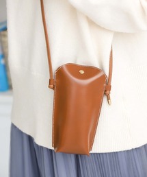 Edit Sheen | ホワイトステッチスマホショルダー(ショルダーバッグ)