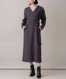 ウールライクカシュクールワンピース