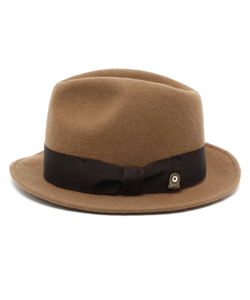 Lui's（ルイス）の「C-PLUS HEADWEARS(シープラス･ヘッドウェアーズ) DOZLE A-PINCH ハット（ハット・メンズ・ブラック/ネイビー/キャメル・FREE）」の6枚目の写真