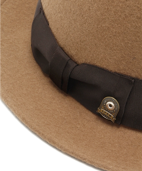 Lui's（ルイス）の「C-PLUS HEADWEARS(シープラス･ヘッドウェアーズ) DOZLE A-PINCH ハット（ハット・メンズ・ブラック/ネイビー/キャメル・FREE）」の8枚目の写真