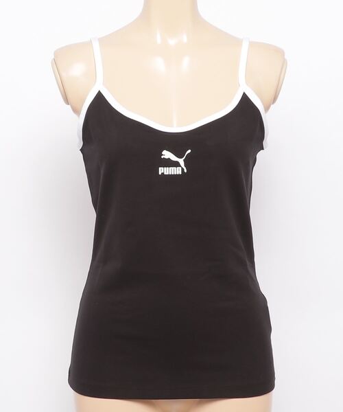 PUMA(プーマ)の「PUMA CLASSICS LOGO TANK / プーマ クラシックス ロゴ タンクトップ(タンクトップ・レディース・ピンク/ブラック/ブルー・M/L/S)」の7枚目の写真