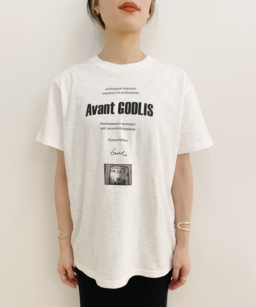 SHENERY(シーナリー)の「GODLIS フォトTee01(Tシャツ/カットソー・レディース・オフホワイト・FREE)」の7枚目の写真