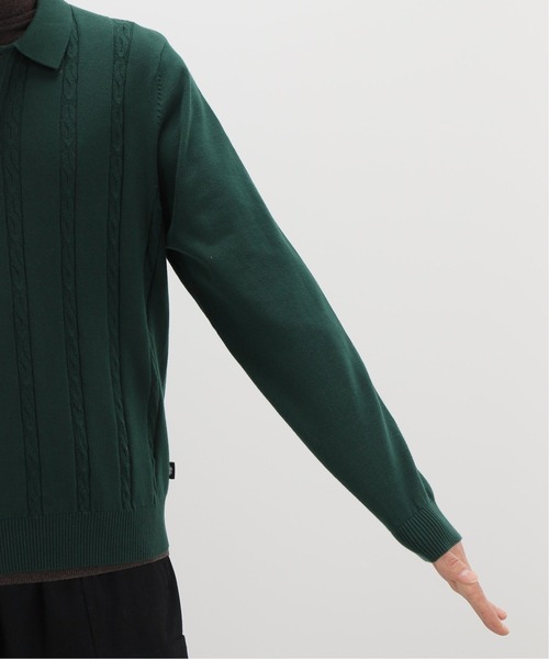 STUSSY / ステューシー】 S Chain Ls Knit ポロ（ポロシャツ