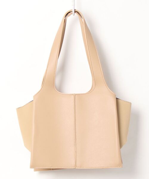 Bab（バブ）の「【WEB限定】ツートーンフェイクレザーハンドバッグ（ハンドバッグ・レディース・ブラック/ベージュ/ブラウン・FREE）」の21枚目の写真