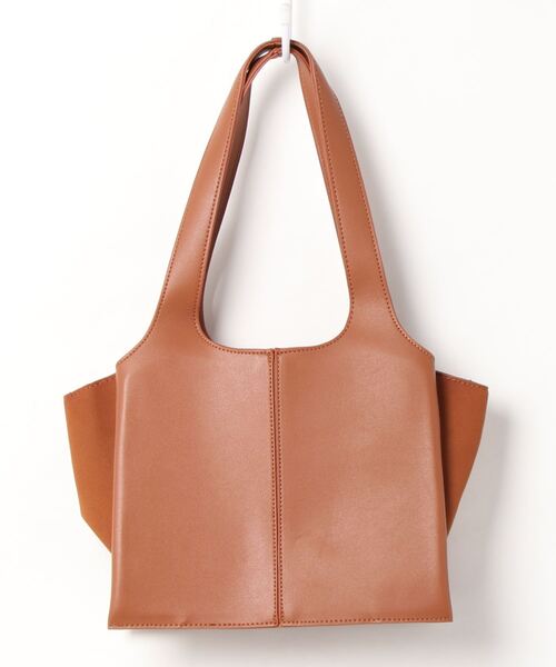 Bab（バブ）の「【WEB限定】ツートーンフェイクレザーハンドバッグ（ハンドバッグ・レディース・ブラック/ベージュ/ブラウン・FREE）」の18枚目の写真