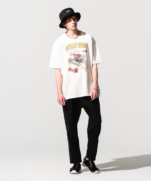 glamb(グラム)の「Ghost rider CS / ゴーストライダーカットソー(Tシャツ/カットソー・メンズ・ホワイト/ブラック/ブルー・S/M/L)」の11枚目の写真