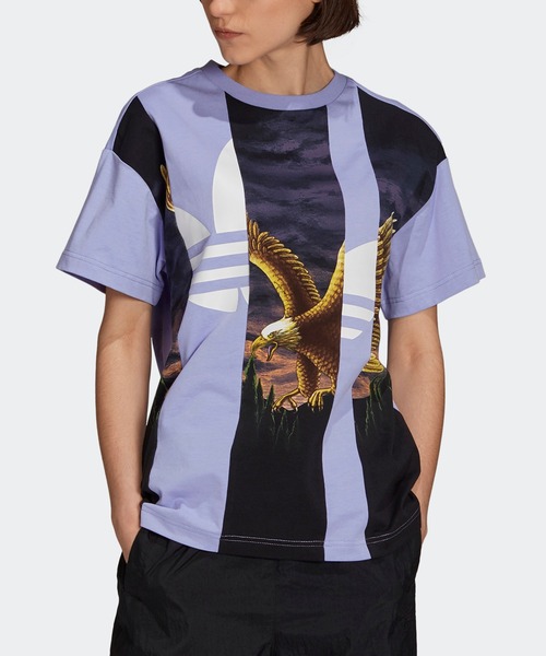ワンピース Tシャツ グラフィック ワンピース アディダスオリジナルス Tシャツ カットソー Adidas アディダス のファッション Tシャツ