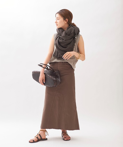 plage（プラージュ）の「Botanical Dye タンク◆（Tシャツ/カットソー・レディース・ピンク/カーキ/ホワイト/グレー・FREE）」の5枚目の写真