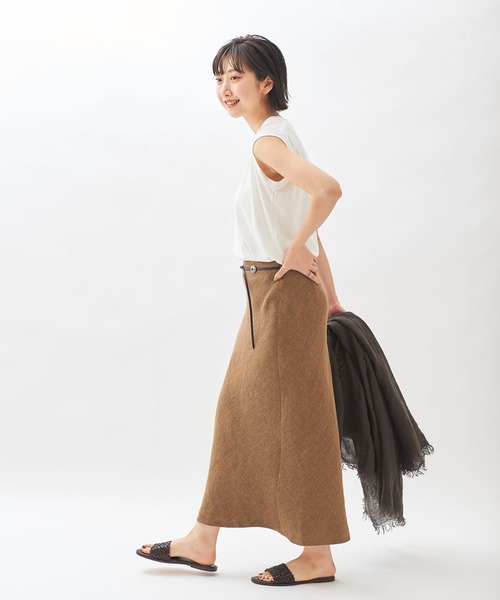 plage（プラージュ）の「Botanical Dye タンク◆（Tシャツ/カットソー・レディース・ピンク/カーキ/ホワイト/グレー・FREE）」の18枚目の写真