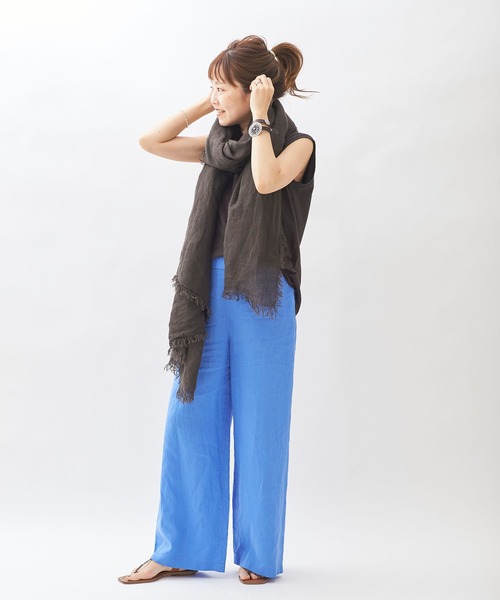 plage（プラージュ）の「Botanical Dye タンク◆（Tシャツ/カットソー・レディース・ピンク/カーキ/ホワイト/グレー・FREE）」の20枚目の写真